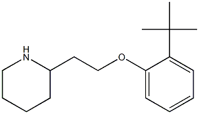 2-[2-(2-tert-butylphenoxy)ethyl]piperidine Structure