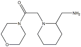 2-[2-(aminomethyl)piperidin-1-yl]-1-(morpholin-4-yl)ethan-1-one|