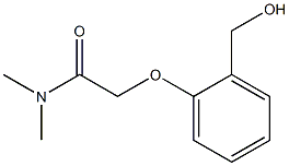2-[2-(hydroxymethyl)phenoxy]-N,N-dimethylacetamide Structure