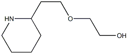 2-[2-(piperidin-2-yl)ethoxy]ethan-1-ol Struktur