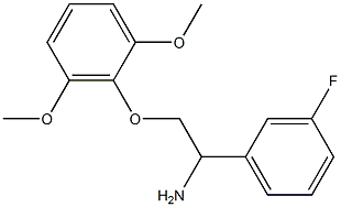 2-[2-amino-2-(3-fluorophenyl)ethoxy]-1,3-dimethoxybenzene Structure
