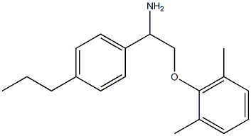 2-[2-amino-2-(4-propylphenyl)ethoxy]-1,3-dimethylbenzene Structure