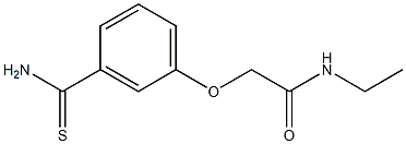 2-[3-(aminocarbonothioyl)phenoxy]-N-ethylacetamide