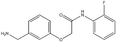 2-[3-(aminomethyl)phenoxy]-N-(2-fluorophenyl)acetamide