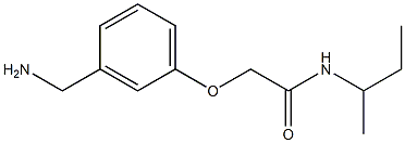 2-[3-(aminomethyl)phenoxy]-N-(sec-butyl)acetamide