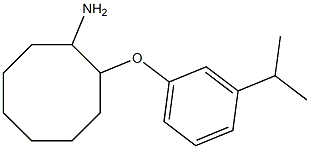 2-[3-(propan-2-yl)phenoxy]cyclooctan-1-amine