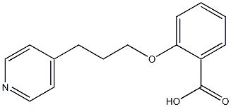 2-[3-(pyridin-4-yl)propoxy]benzoic acid 结构式