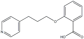 2-[3-(pyridin-4-yl)propoxy]benzoic acid,,结构式