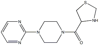 2-[4-(1,3-thiazolidin-4-ylcarbonyl)piperazin-1-yl]pyrimidine Structure