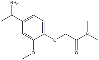 2-[4-(1-aminoethyl)-2-methoxyphenoxy]-N,N-dimethylacetamide