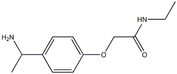 2-[4-(1-aminoethyl)phenoxy]-N-ethylacetamide