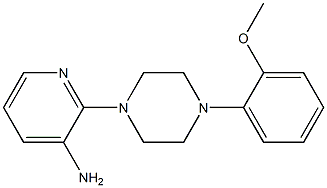 2-[4-(2-methoxyphenyl)piperazin-1-yl]pyridin-3-amine,,结构式