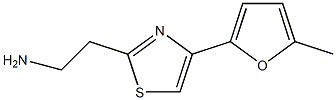 2-[4-(5-methyl-2-furyl)-1,3-thiazol-2-yl]ethanamine Structure