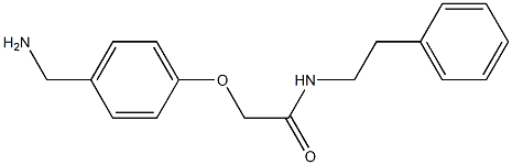 2-[4-(aminomethyl)phenoxy]-N-(2-phenylethyl)acetamide