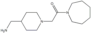 2-[4-(aminomethyl)piperidin-1-yl]-1-(azepan-1-yl)ethan-1-one
