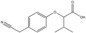 2-[4-(cyanomethyl)phenoxy]-3-methylbutanoic acid