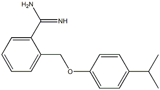  2-[4-(propan-2-yl)phenoxymethyl]benzene-1-carboximidamide