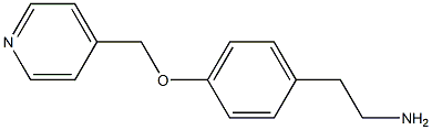 2-[4-(pyridin-4-ylmethoxy)phenyl]ethanamine Structure