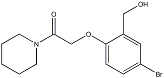 2-[4-bromo-2-(hydroxymethyl)phenoxy]-1-(piperidin-1-yl)ethan-1-one