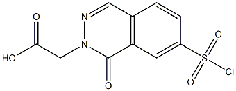 2-[7-(chlorosulfonyl)-1-oxo-1,2-dihydrophthalazin-2-yl]acetic acid|