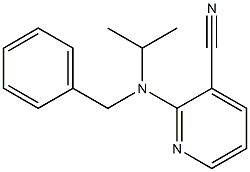 2-[benzyl(propan-2-yl)amino]pyridine-3-carbonitrile,,结构式