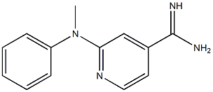 2-[methyl(phenyl)amino]pyridine-4-carboximidamide