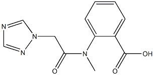 2-[N-methyl-2-(1H-1,2,4-triazol-1-yl)acetamido]benzoic acid