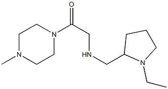 2-{[(1-ethylpyrrolidin-2-yl)methyl]amino}-1-(4-methylpiperazin-1-yl)ethan-1-one Structure