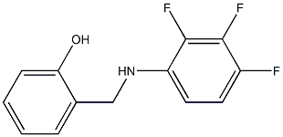 2-{[(2,3,4-trifluorophenyl)amino]methyl}phenol 结构式