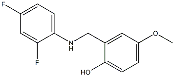 2-{[(2,4-difluorophenyl)amino]methyl}-4-methoxyphenol|