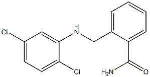 2-{[(2,5-dichlorophenyl)amino]methyl}benzamide Structure