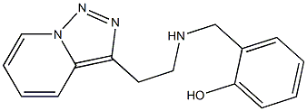 2-{[(2-{[1,2,4]triazolo[3,4-a]pyridin-3-yl}ethyl)amino]methyl}phenol Structure