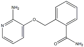 2-{[(2-aminopyridin-3-yl)oxy]methyl}benzamide Structure