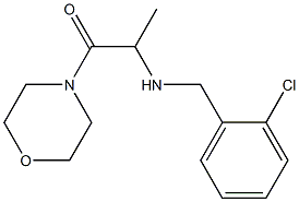 2-{[(2-chlorophenyl)methyl]amino}-1-(morpholin-4-yl)propan-1-one Structure