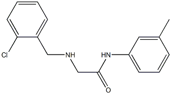  2-{[(2-chlorophenyl)methyl]amino}-N-(3-methylphenyl)acetamide