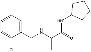  2-{[(2-chlorophenyl)methyl]amino}-N-cyclopentylpropanamide