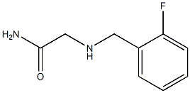 2-{[(2-fluorophenyl)methyl]amino}acetamide Structure