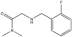  2-{[(2-fluorophenyl)methyl]amino}-N,N-dimethylacetamide