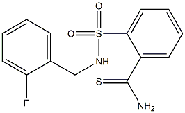 2-{[(2-fluorophenyl)methyl]sulfamoyl}benzene-1-carbothioamide