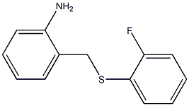 2-{[(2-fluorophenyl)sulfanyl]methyl}aniline Structure