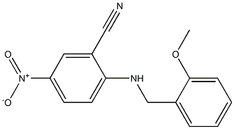2-{[(2-methoxyphenyl)methyl]amino}-5-nitrobenzonitrile Struktur