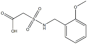  2-{[(2-methoxyphenyl)methyl]sulfamoyl}acetic acid