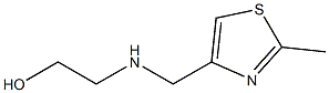 2-{[(2-methyl-1,3-thiazol-4-yl)methyl]amino}ethan-1-ol Structure