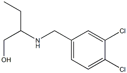 2-{[(3,4-dichlorophenyl)methyl]amino}butan-1-ol 化学構造式