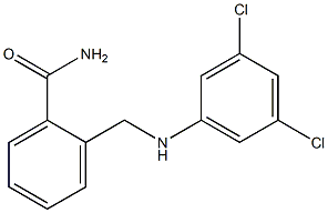 2-{[(3,5-dichlorophenyl)amino]methyl}benzamide,,结构式