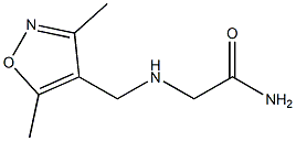 2-{[(3,5-dimethyl-1,2-oxazol-4-yl)methyl]amino}acetamide Structure