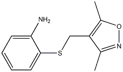 2-{[(3,5-dimethyl-1,2-oxazol-4-yl)methyl]sulfanyl}aniline