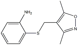 2-{[(3,5-dimethyl-1,2-oxazol-4-yl)methyl]sulfanyl}aniline|