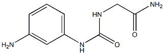 2-{[(3-aminophenyl)carbamoyl]amino}acetamide Structure