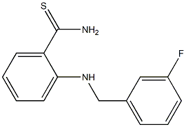 2-{[(3-fluorophenyl)methyl]amino}benzene-1-carbothioamide